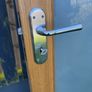 Solid Oak NM6G Frosted Glass Door Image 5