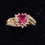 Vintage 9ct yellow gold ring Image 2