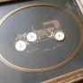 Vintage 1960/70 Watch Art Delta Rolls Royce Frame 13,3" x 11,3" Image 6