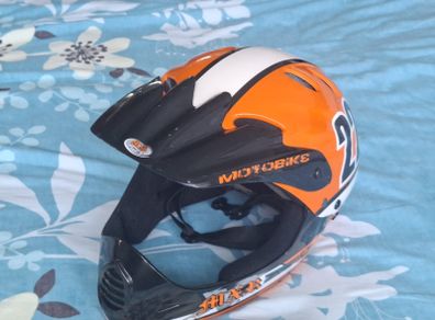 Kids Full Face Helmet - BMX / MTB / Motobike Style