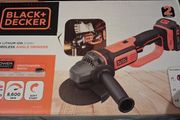 Black and decker battery angle grinder
