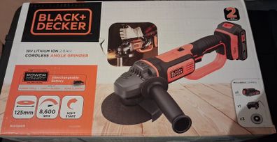 Black and decker battery angle grinder