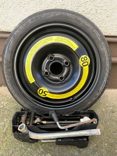 Vw Polo Spare Wheel + Jack + Tools