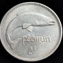 [2677] - Ireland - 1959 - Florin - Irish 2s  - KM.15a - High Grade Image 2