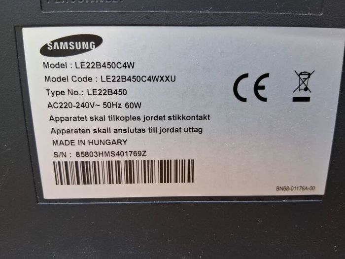 Samsung TV 22 inch