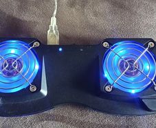 Laptop fan cooler