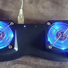Laptop fan cooler