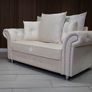 Olympia Cream Scatter Cushions Sofa Set Image 4