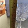 VTG Bohemian Crystal Diamond Cut Cordial Ball Stem Glasses - Set of 6 Image 2