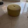 Mustard large pouffe  great condition Image 3