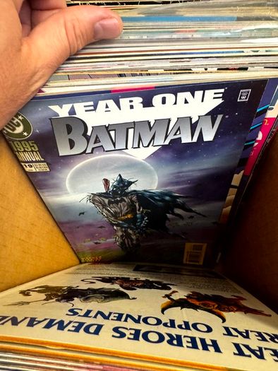 DC Long Comic Box w 250 comics for Sale (2)