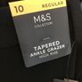BNWT Tapered Ankle Grazer size 10 reg Image 2