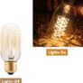 NEW SALE | Vintage Edison Light Bulb 40W, 4 Pack Dimmable Decorative Filament Tube T45 Bulbs, 2700K, 230V Image 3