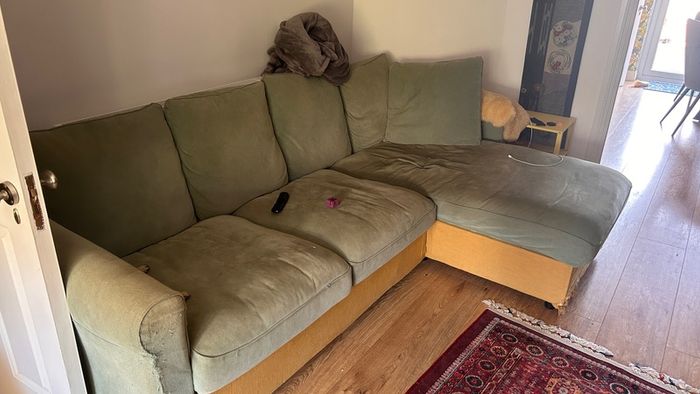 L shaped ikea 3 seater