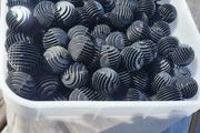 10litre Aquarium Reef Tank Bio Balls Mesh Bag Filter Media Wet/Dry Koi Fish Pond