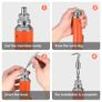 BRAND NEW US Stock Automatic Brushless Rebar Tying Tool, Reliable Rebar Tie Wire Twister Tool with 6000mAh Battery Electronic Tying Tool Image 7