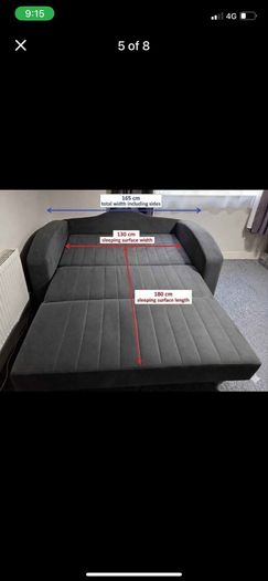 Grey Sofa Bed