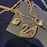 Swarovski Swan necklace Image 5