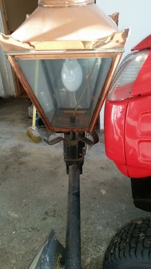 Copper topped Traditional Lanterns