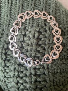 Silver heart Bracelet