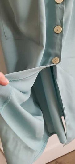 KRABI acqua button front midi Sz 46 (Fit 16-18UK)