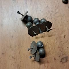 various antique brass handles