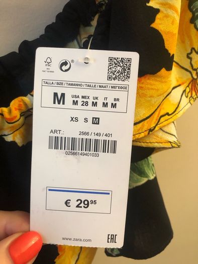 NEW Zara blouse (medium)