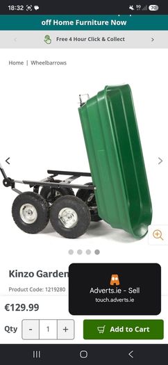 Trolley for Festivals or Garden work