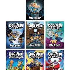 Children's Books - 7 BRAND NEW Dog Man Hardback Books - GREAT GIFT