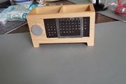 Desk tidy with calender