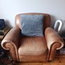 Aniline Leather 3-Seater Sofa & Matching Armchair Image 3