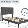 Small Double Bed Frame Image 2