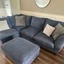 Navy L couch Image 4