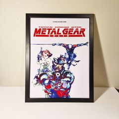 Metal Gear Solid - Framed Poster (30 x 40cm)