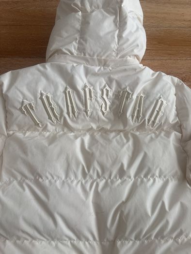 Cream Trapstar Puffer Jacket Medium