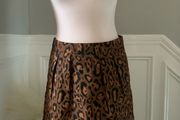 Leopard print skirt. Size XS