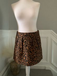 Leopard print skirt. Size XS