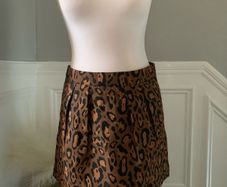 Leopard print skirt. Size XS