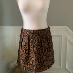 Leopard print skirt. Size XS