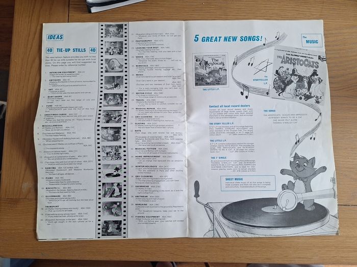 Walt Disneys The Aristocats Press Campaign Book