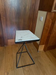 side table with marble top