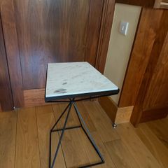 side table with marble top