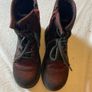 Sparkly red boots with zip size 10 Image 4