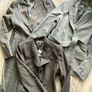 Women's blazers office suit set with trousers grey size L size 14 size 42 Image 3