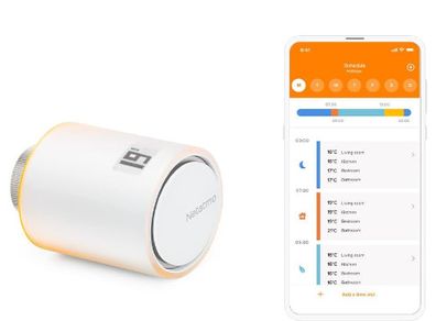 Netatmo Additional Smart Radiator Valve, Add-on for Smart Thermostat