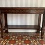 Antique Oak Hall / Console Table Image 2