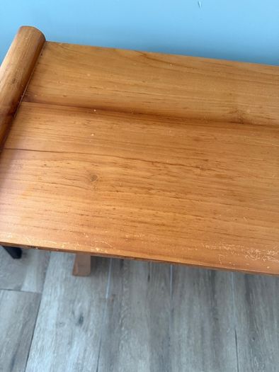Tall wooden table