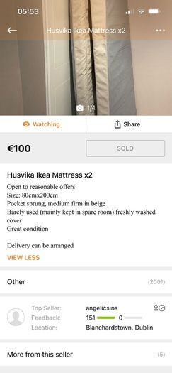 ikea mattress