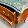 Louis XV Style Bombe Chest of Drawers with Green Marble Top Image 4