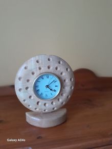 Hand crafted mantle clock